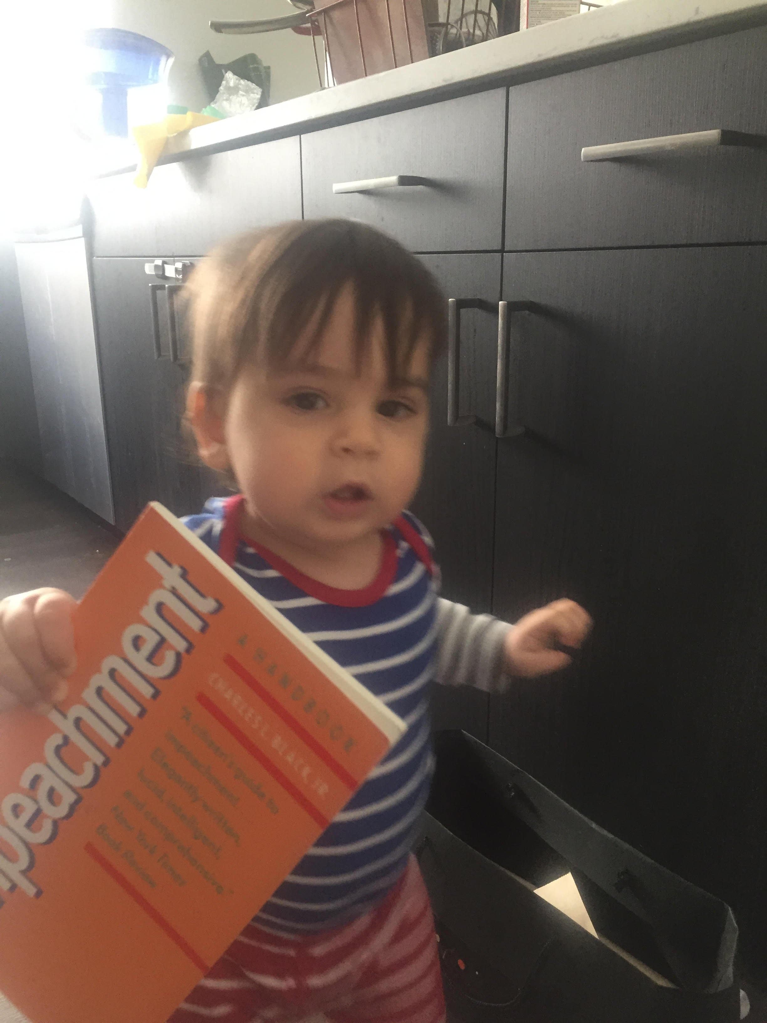 Danny reads about impeachment